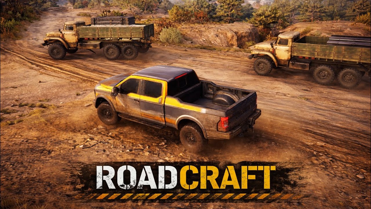 RoadCraft Gameplay |Ultimate Off-Road Truck Experience 🚚💥#trending #viralvideo #gameplay #roadcraft 