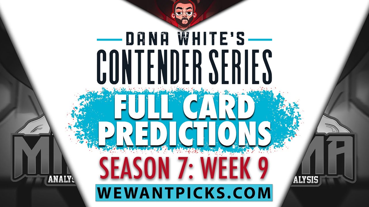 DWCS 2023: Week 9: FULL CARD Predictions