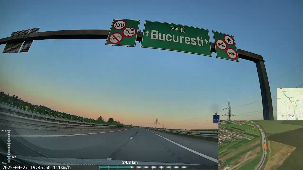 2025.04.27-DN1- Bănești (PH) - București - TrafficCam Blackvue DR970xPlus - Telemetry