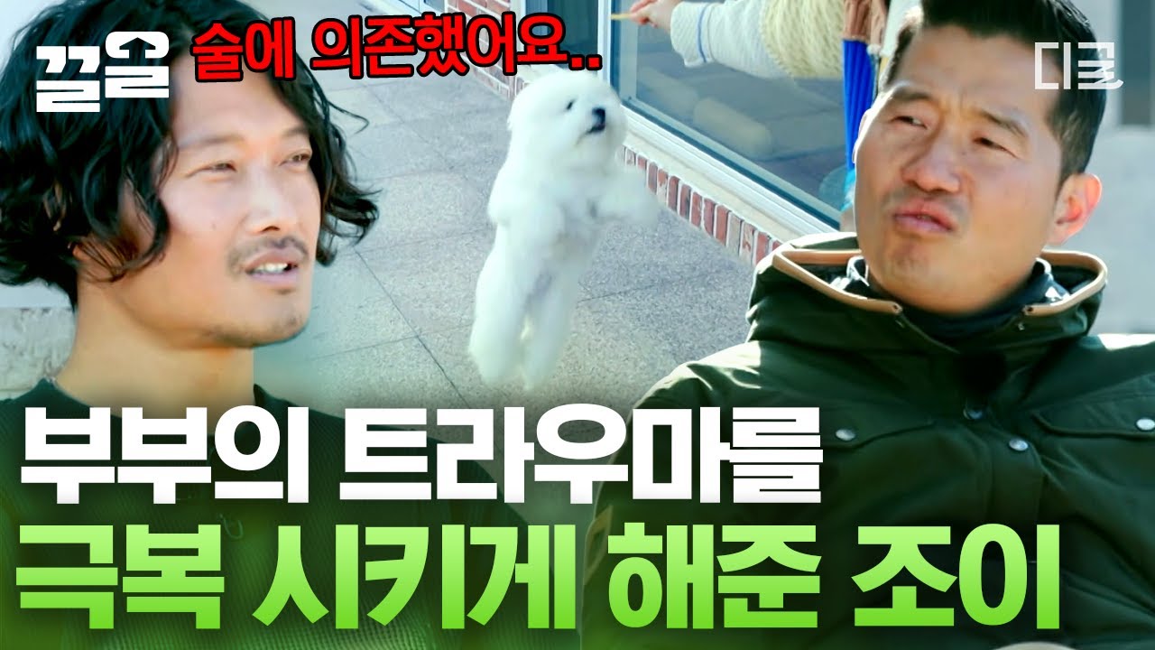 [#고독한훈련사] 강아지 떠나 보내고 한 달을 칩거하고 술에 의존해서 살았던 부부의 사연😢 그런 부부의 트라우마를 극복시켜준 새 가족 똥꼬발랄 조이💚