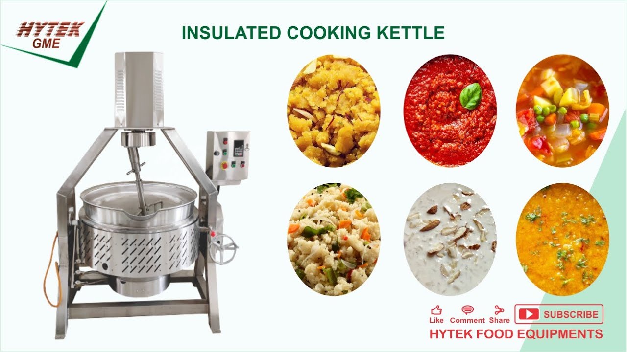Hytek Cooking kettle 500 Litre with Planetary mixer | Bulk cooking of Onion Tomato Gravy | Cook Wok