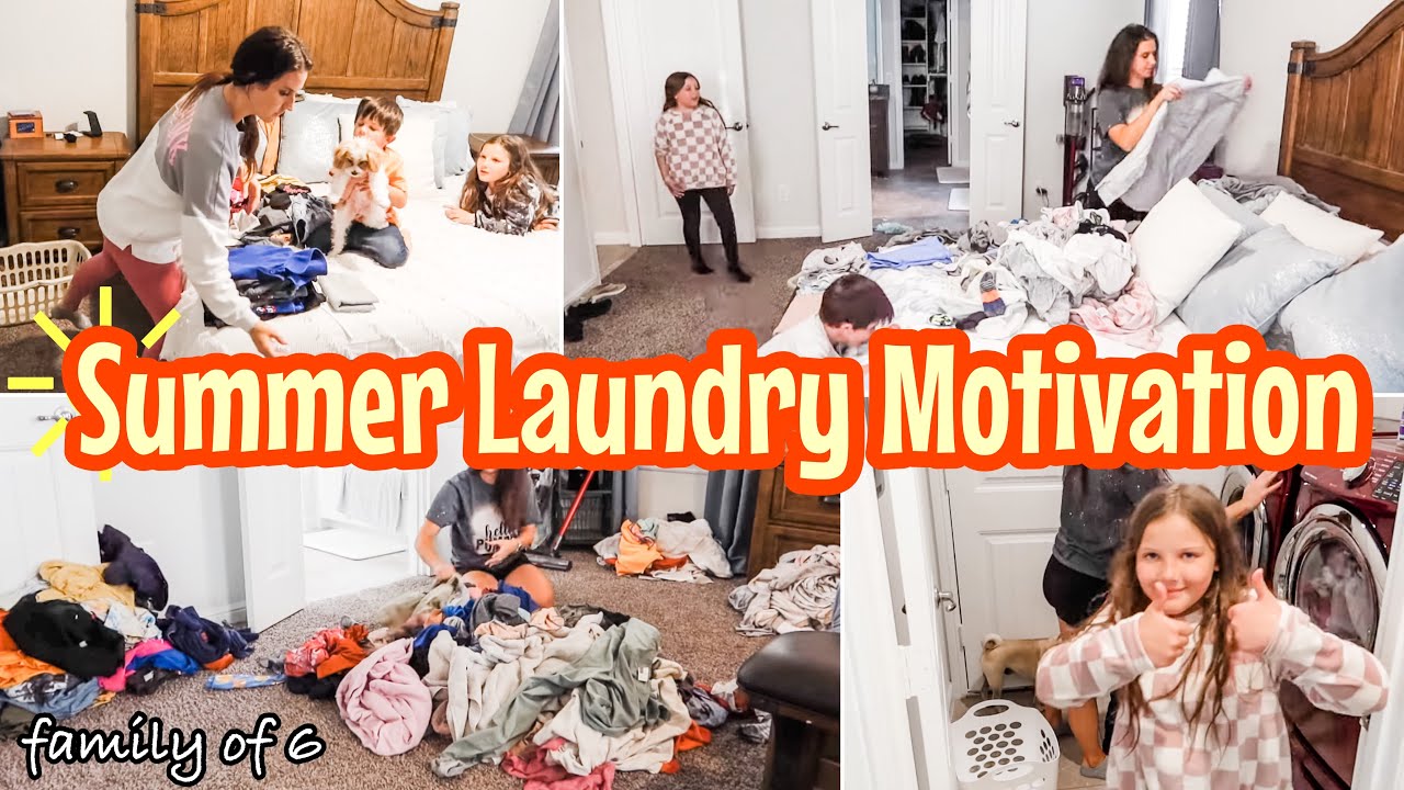 SUMMER LAUNDRY MOTIVATION | 2023 LAUNDRY DAY | WASH, FOLD & REPEAT | CHATTY LAUNDRY MOTIVATION