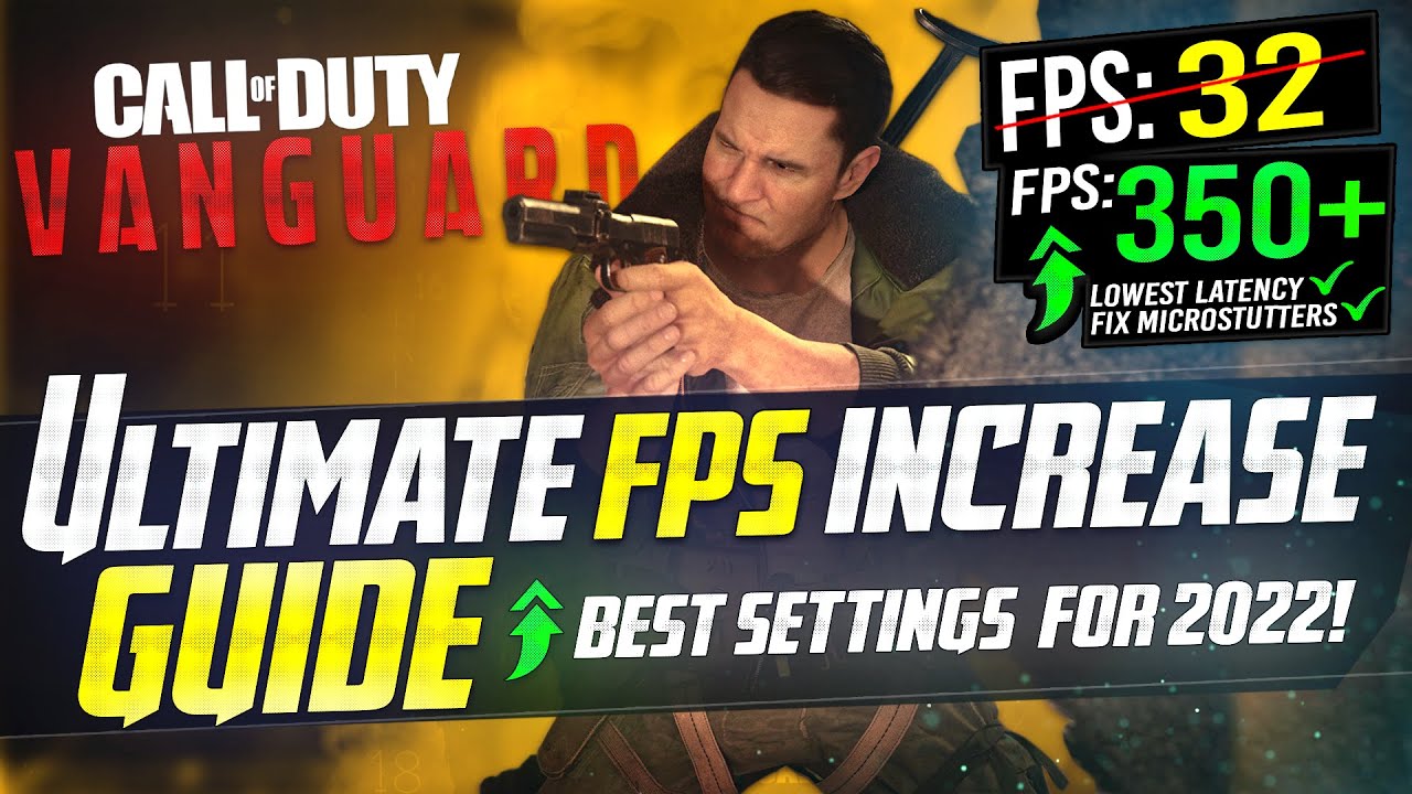 🔧 COD VANGUARD: *BEST SETTINGS* Dramatically increase performance / FPS with any setup! ✅