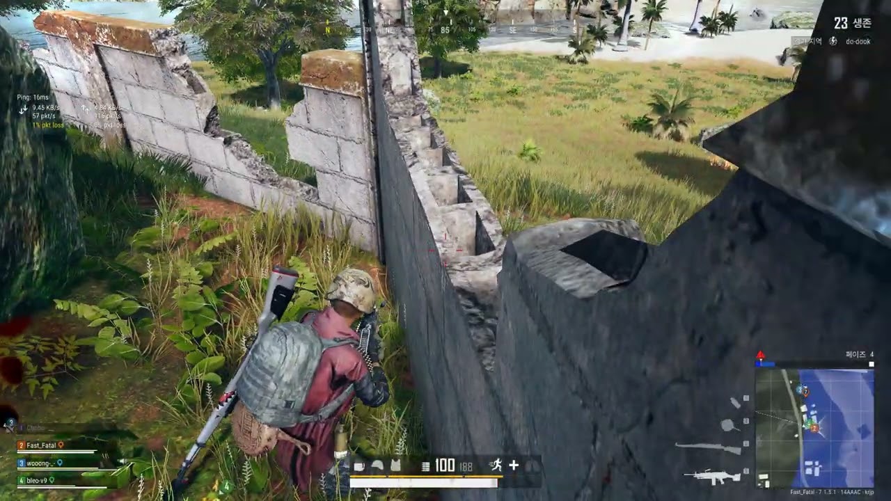 배틀그라운드🍗짤 - M249 위너위너 치킨!!