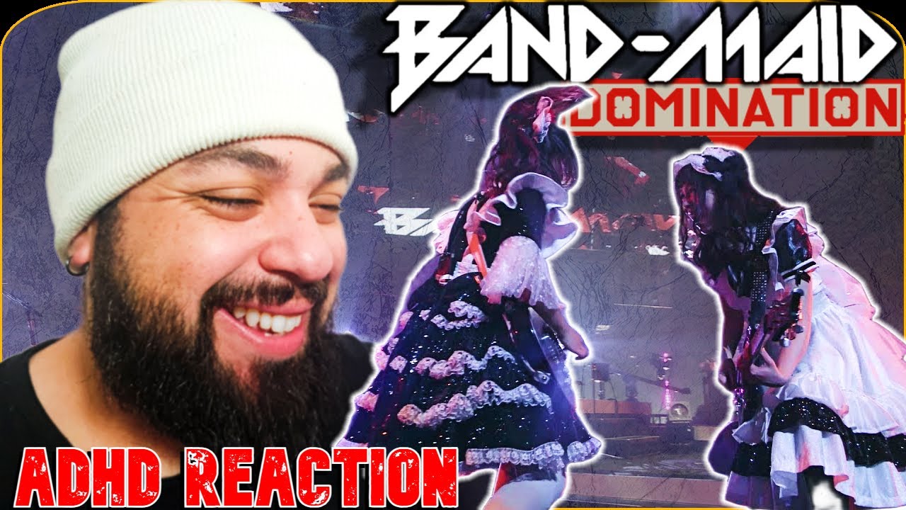 BLEW MY MIND! | FIRST TIME Reacting to BAND-MAID DOMINATION | ADHD REACTION