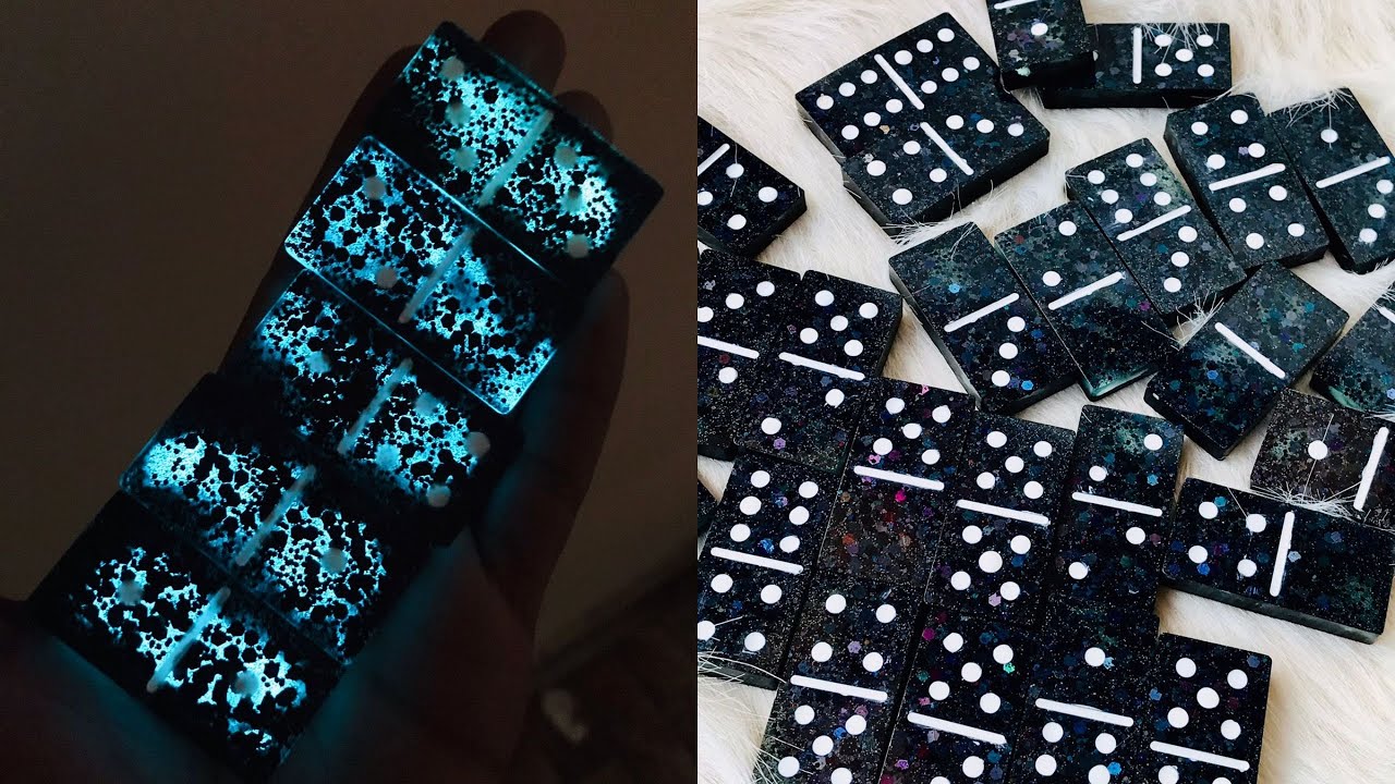 طريقة عمل دومينو ريزن بتنور - 5 Minute Domino RESIN Hacks for Busy Crafters