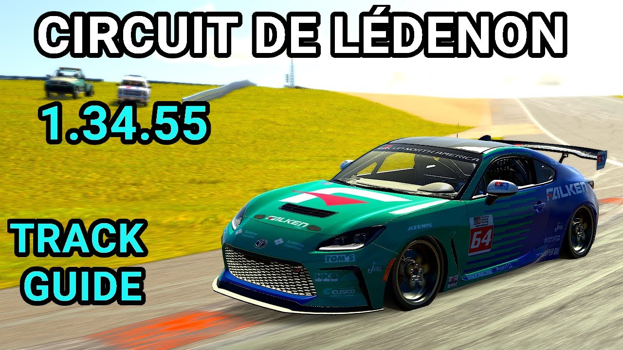 Track Guide Circuit De L&eacute;denon Toyota GR86 iRacing
