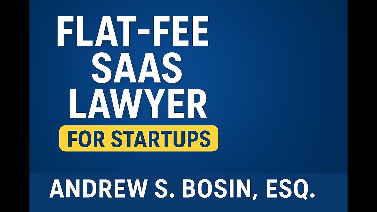 Best SaaS Legal Services | Andrew S. Bosin LLC