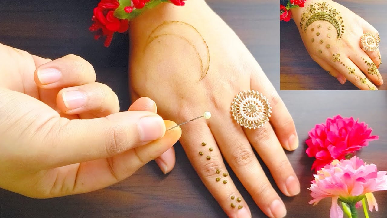 Mehndi Design Simple Trending / Ramzan mehndi designs/ Eid henna design 