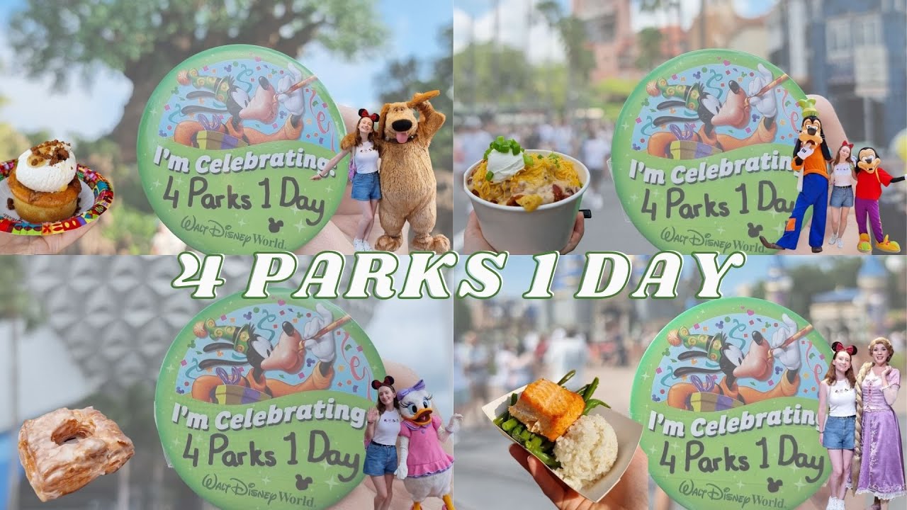 4 PARKS 1 DAY CHALLENGE | Disney CEP 2024