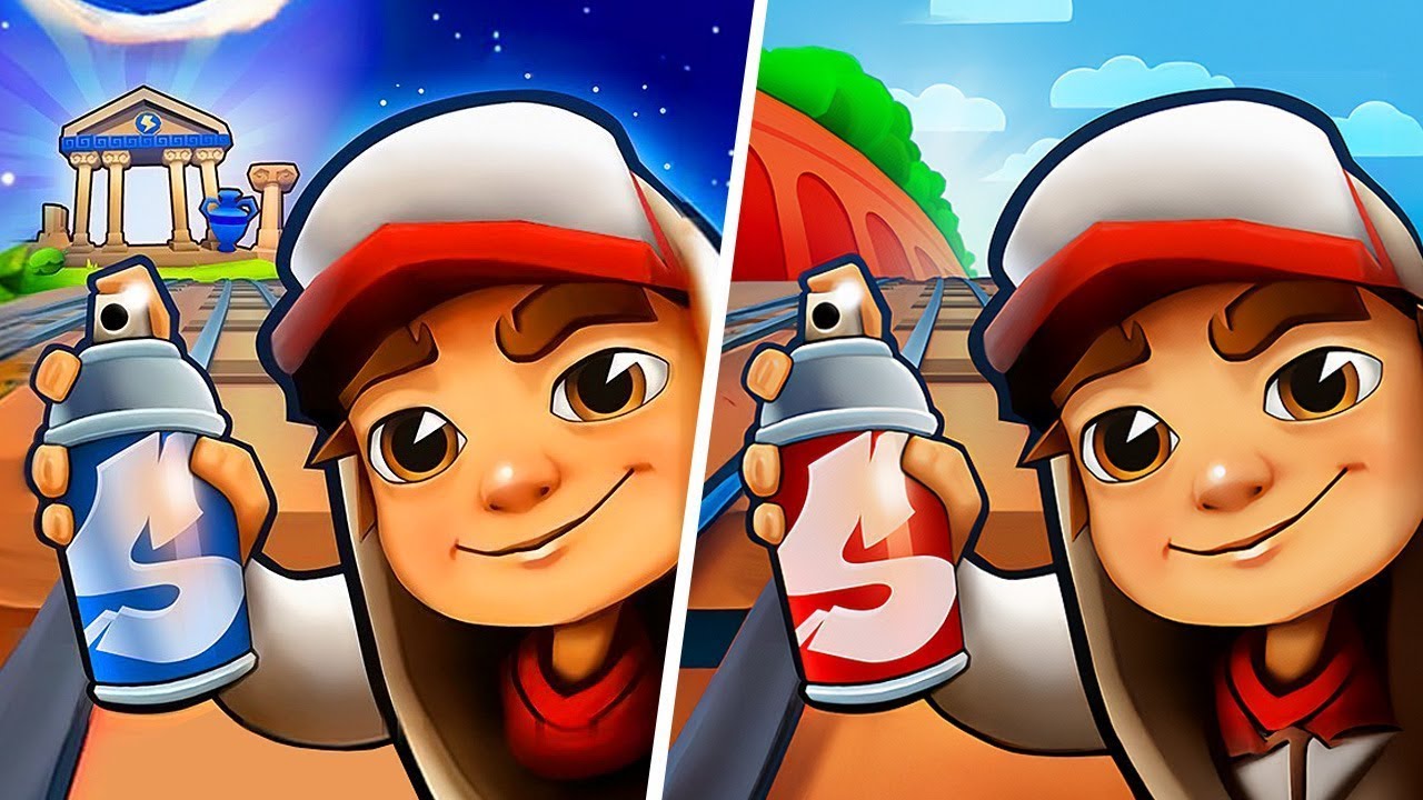 Subway Surfers Houston 🆚 Subway Surfers San Francisco, Subway Surfers Map Comparison