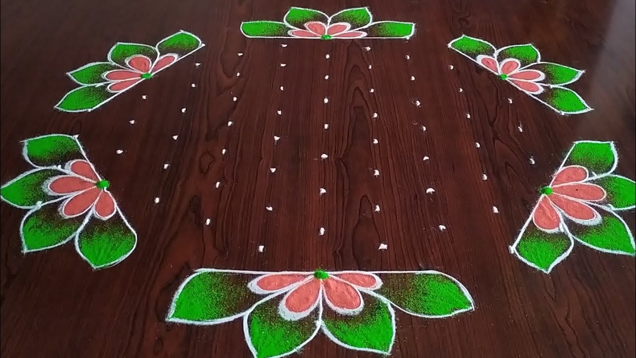 sankranthi chukkala muggulu 11×6 dots...