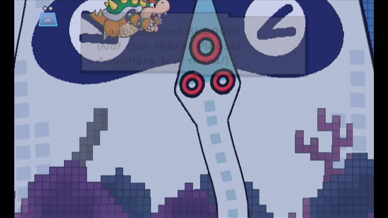 Super Paper Mario Boss 5 - Big Blooper
