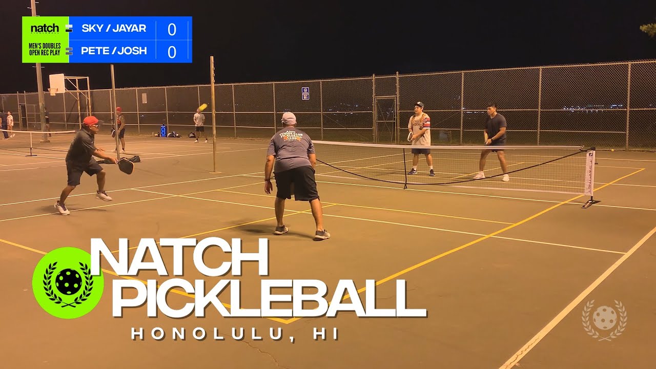 Pickleball Men's Doubles - Sky/Jayar vs Pete/Josh