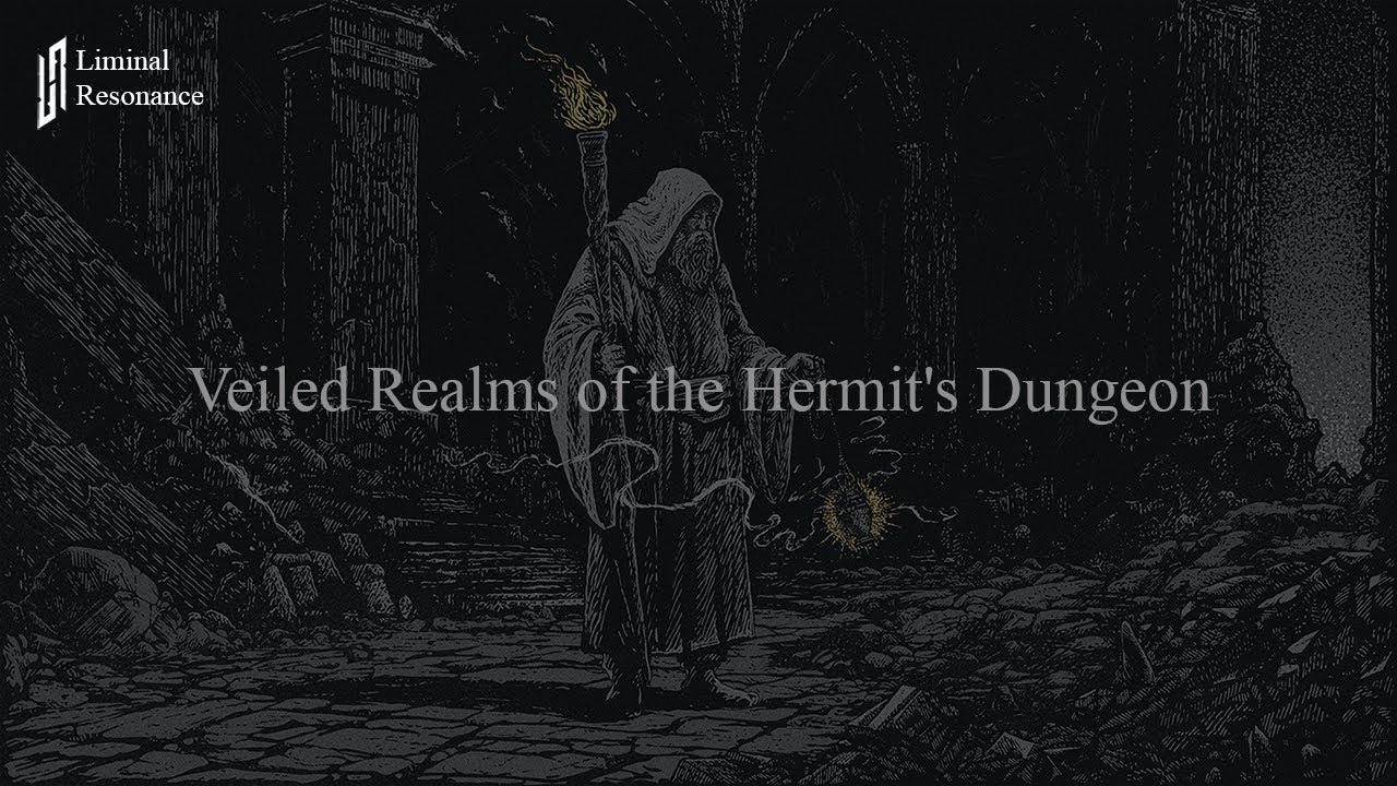 Veiled Realms of the Hermit's Dungeon | Dark Ambient Soundscape | Drone Ambient | DND
