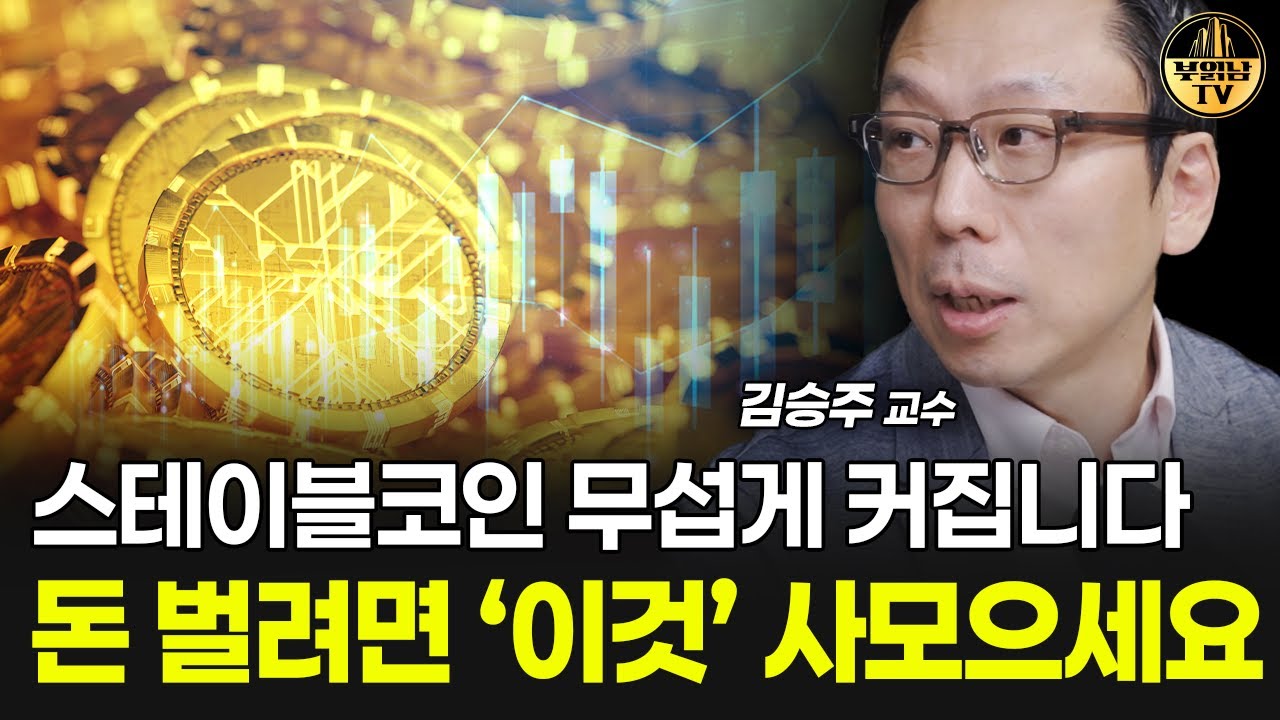 스테이블코인 무섭게 커집니다, 돈 벌려면 '이것' 사모으세요 [김승주 교수 1부]