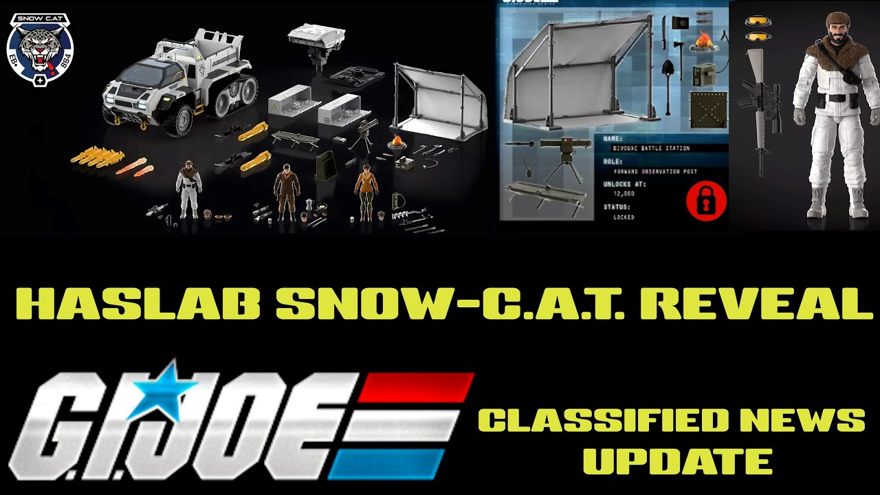 G.I. Joe Classified News Update: HASLAB SNOW-C.A.T. Reveal