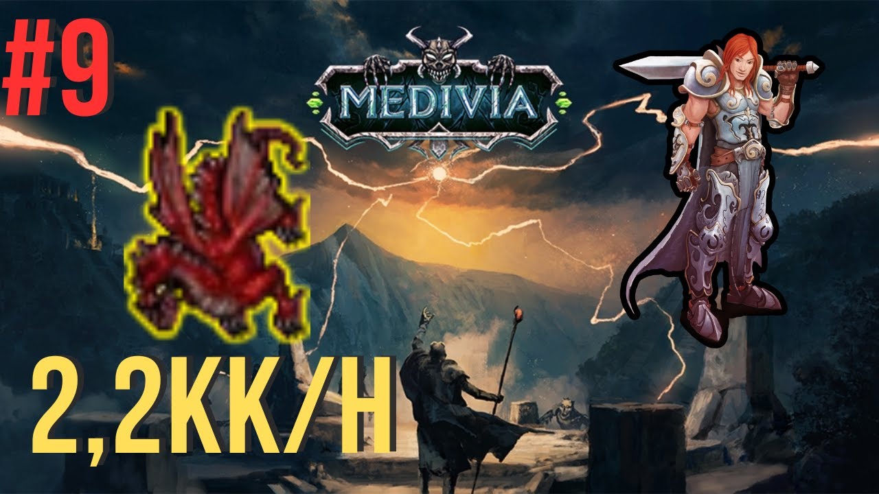 PIERWSZY Hunt na Dragon Lordach! 🔥 Medivia.online Tibia 8.0 | Knight Gameplay PL #9