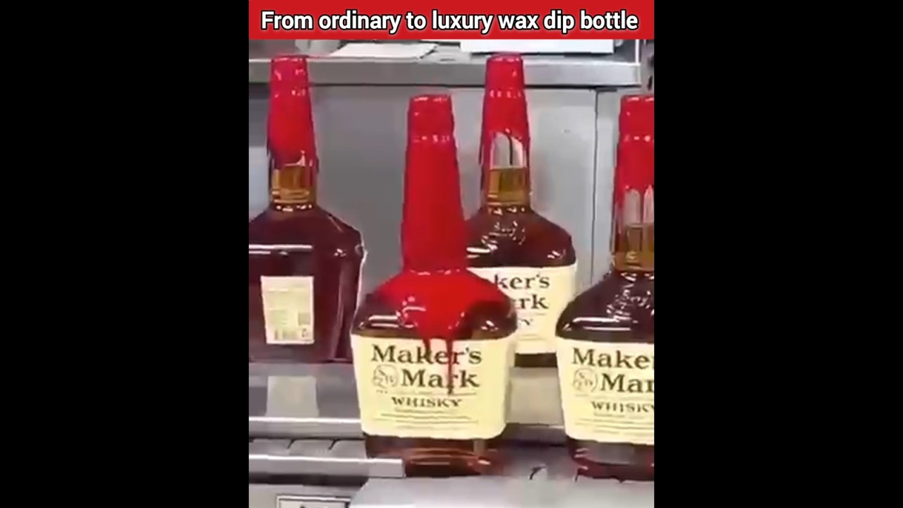 From ordinary to luxury wax dip bottle #funny #shorts