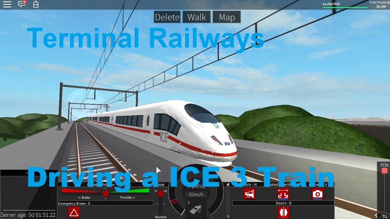 ROBLOX Terminal Railways Driving a ICE 3