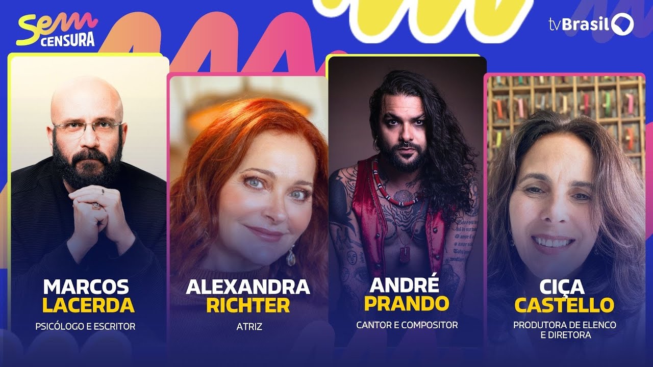 🔴 SEM CENSURA RECEBE ALEXANDRA RICHTER, MARCOS LACERDA, CIÇA CASTELLO E ANDRÉ PRANDO