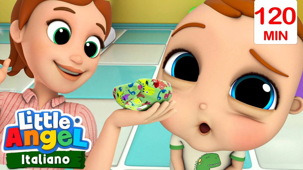 Gianni Impara Ad Usare Il Vasino | Cartoni Animati con Gianni Piccino - Little Angel Italiano