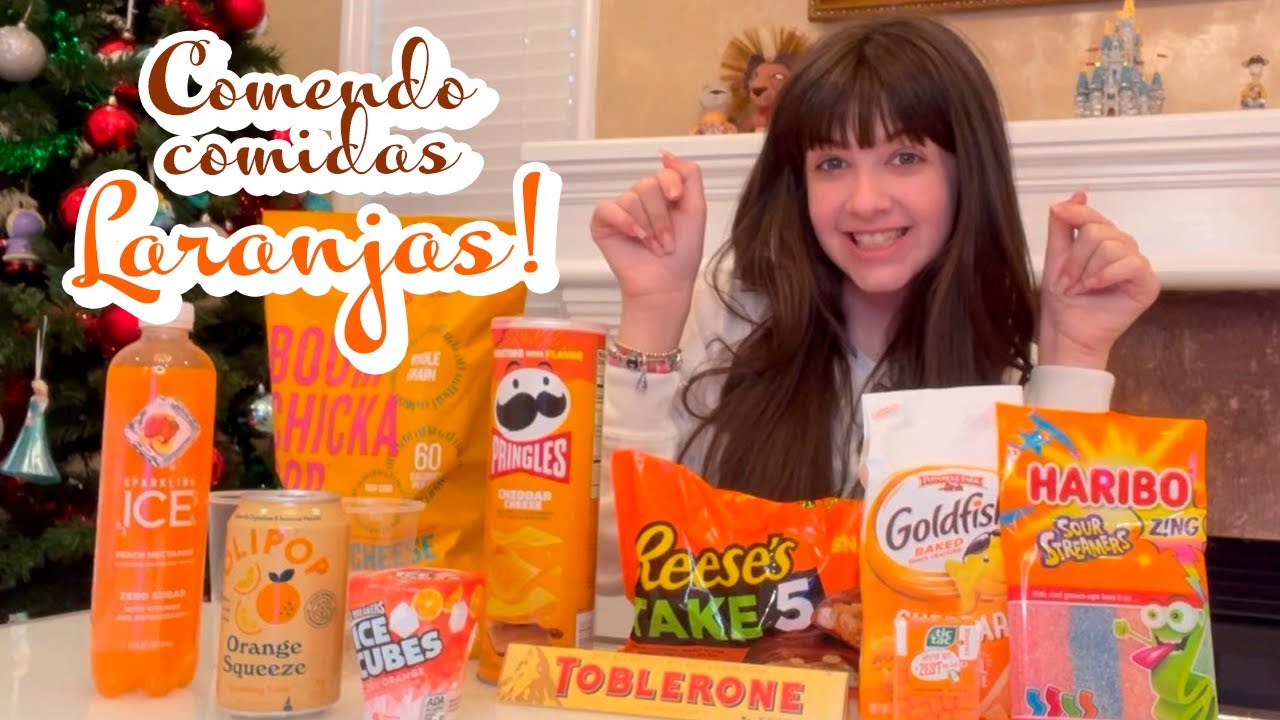 GIOVANNA ALPARONE PROVA COMIDAS LARANJAS #VLOGDAGI