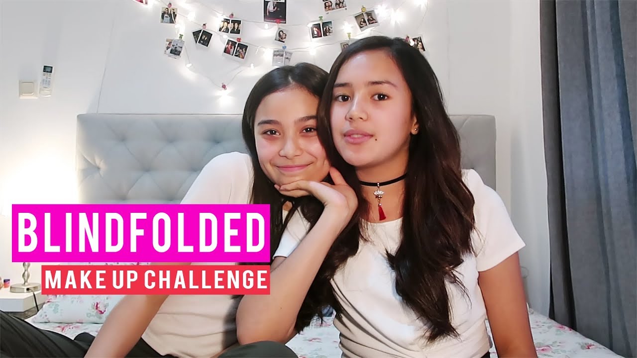 Blindfolded Make up Challenge with My BESTFRIEND