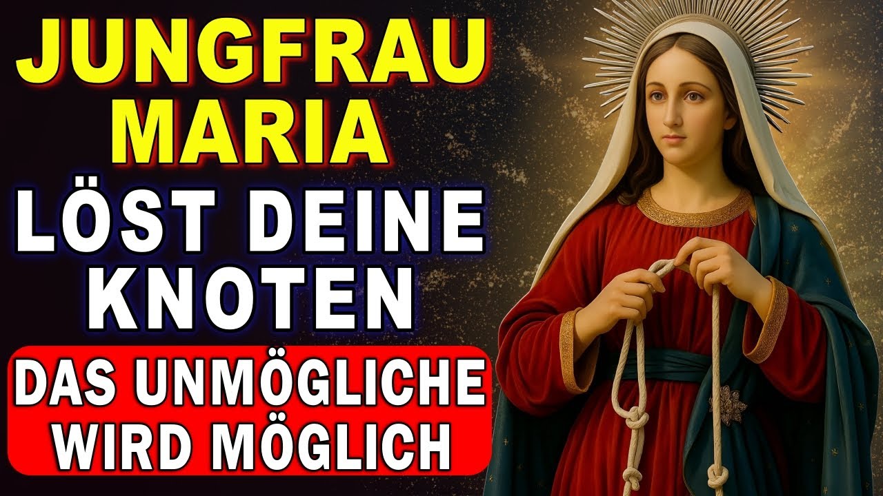 💗JUNGFRAU MARIA, DIE KNOTEN LÖST 🙏 BETE DIESES GEBET UND DAS UNMÖGLICHE GESCHIEHT!