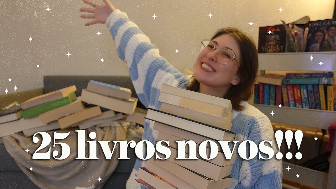 BOOK HAUL: 25 LIVROS NOVOS!