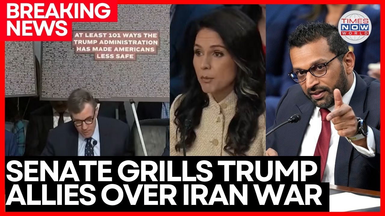 US INTEL CHIEFS TESTIFY LIVE | Gabbard, Ratcliffe, Patel Face Senate On Iran War, Global Threats