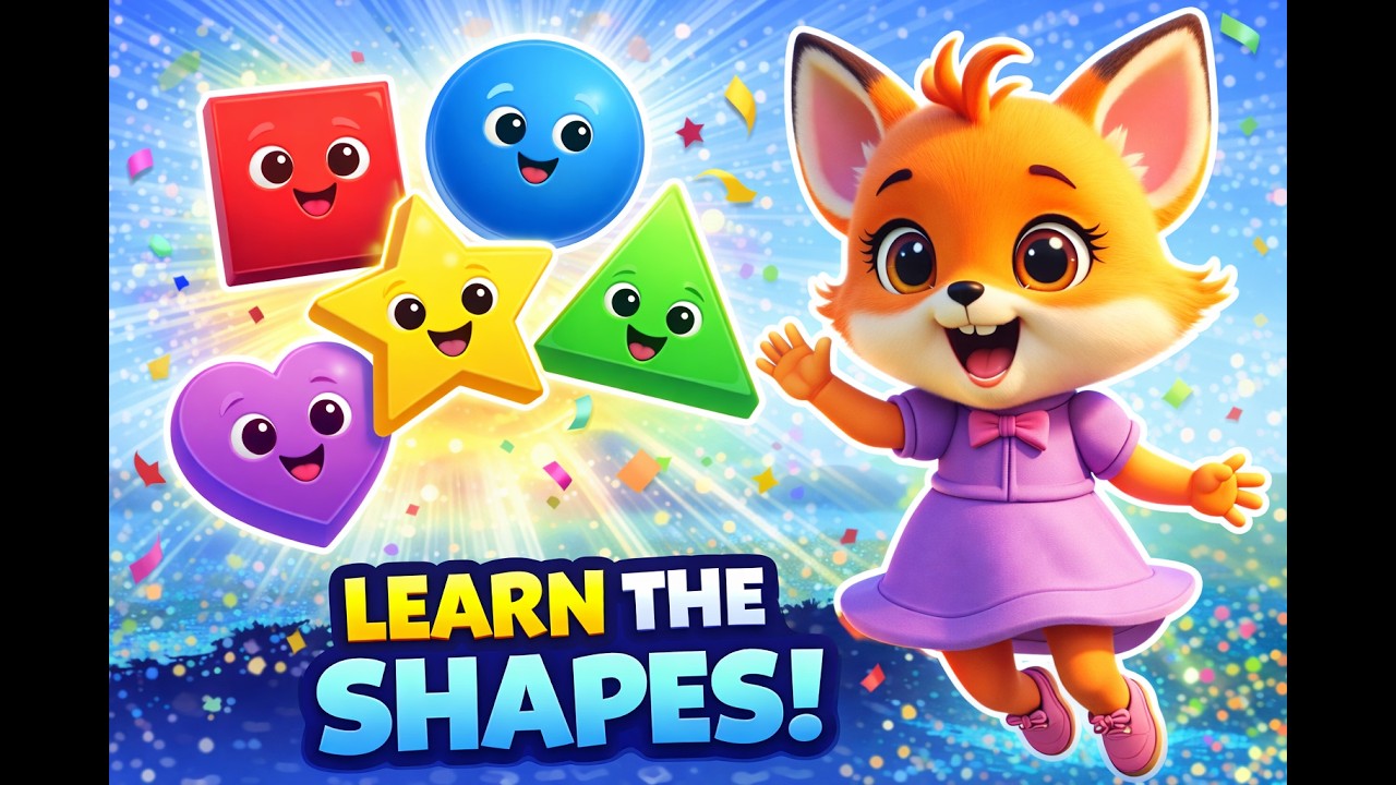 Shapes Adventure with Fiona | Exciting Preschool Fun for Kids | Discover Crescent, Star & Semicircle