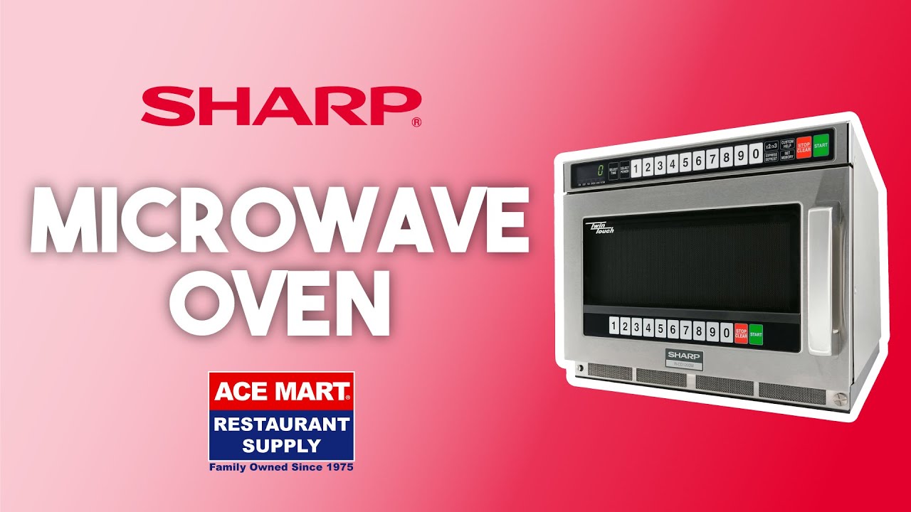 Sharp Dual Keypad Commercial Microwave