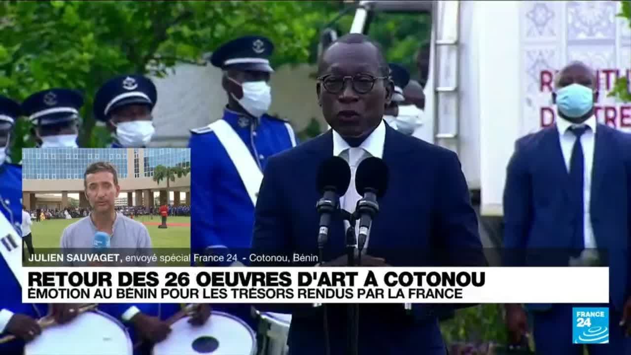 Restitution des 26 oeuvres d'art : émotion au Bénin pour les trésors rendus par la France