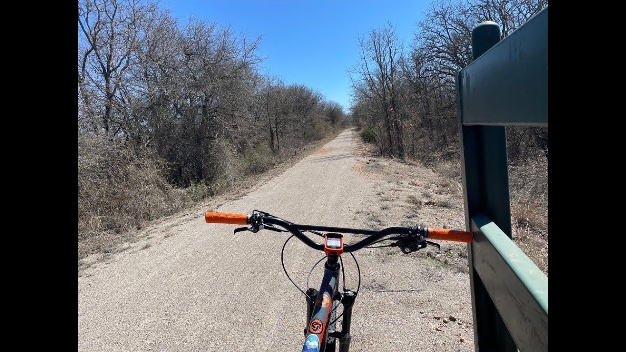 Weatherford to Mineral Wells, TX, rail trail.