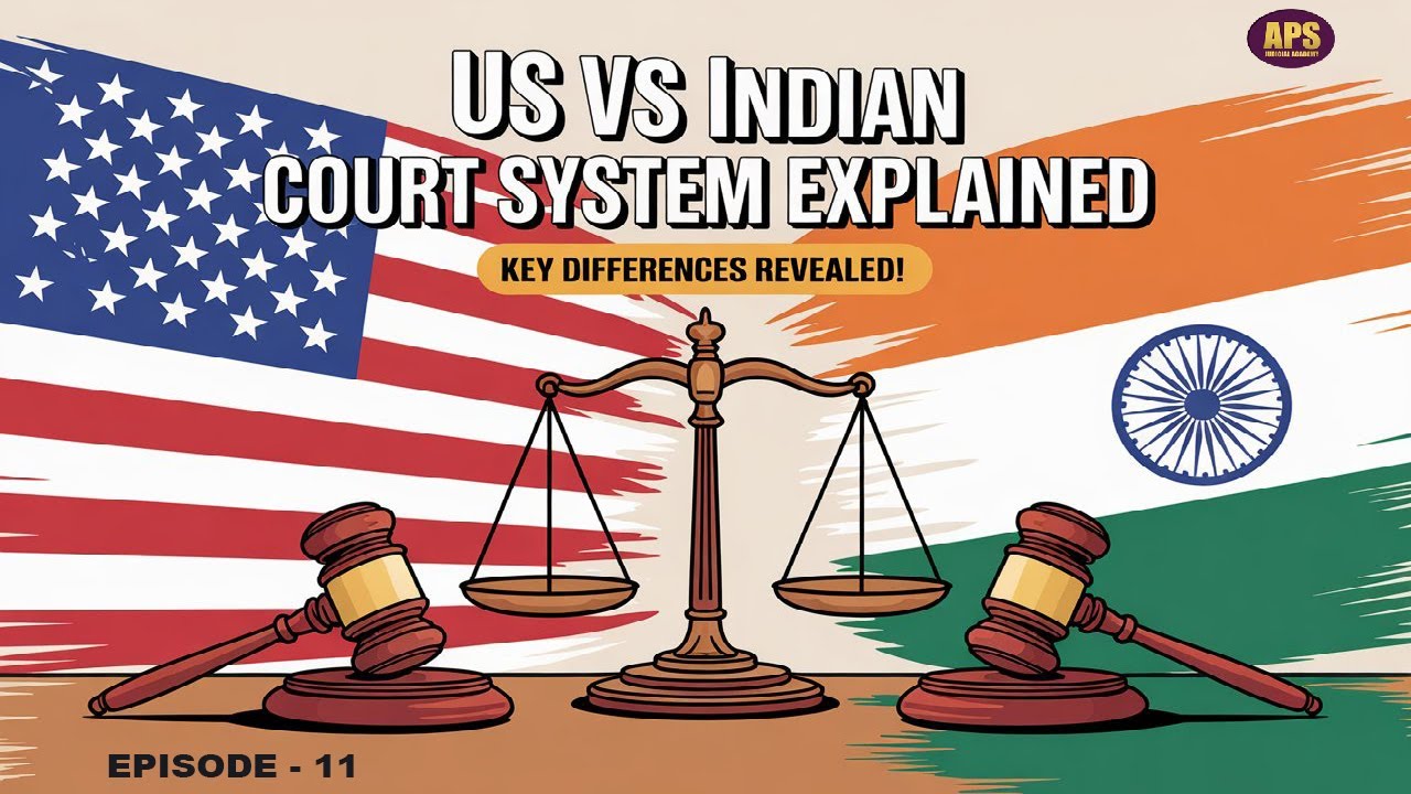 US vs Indian Court System Explained | Key Differences & Similarities