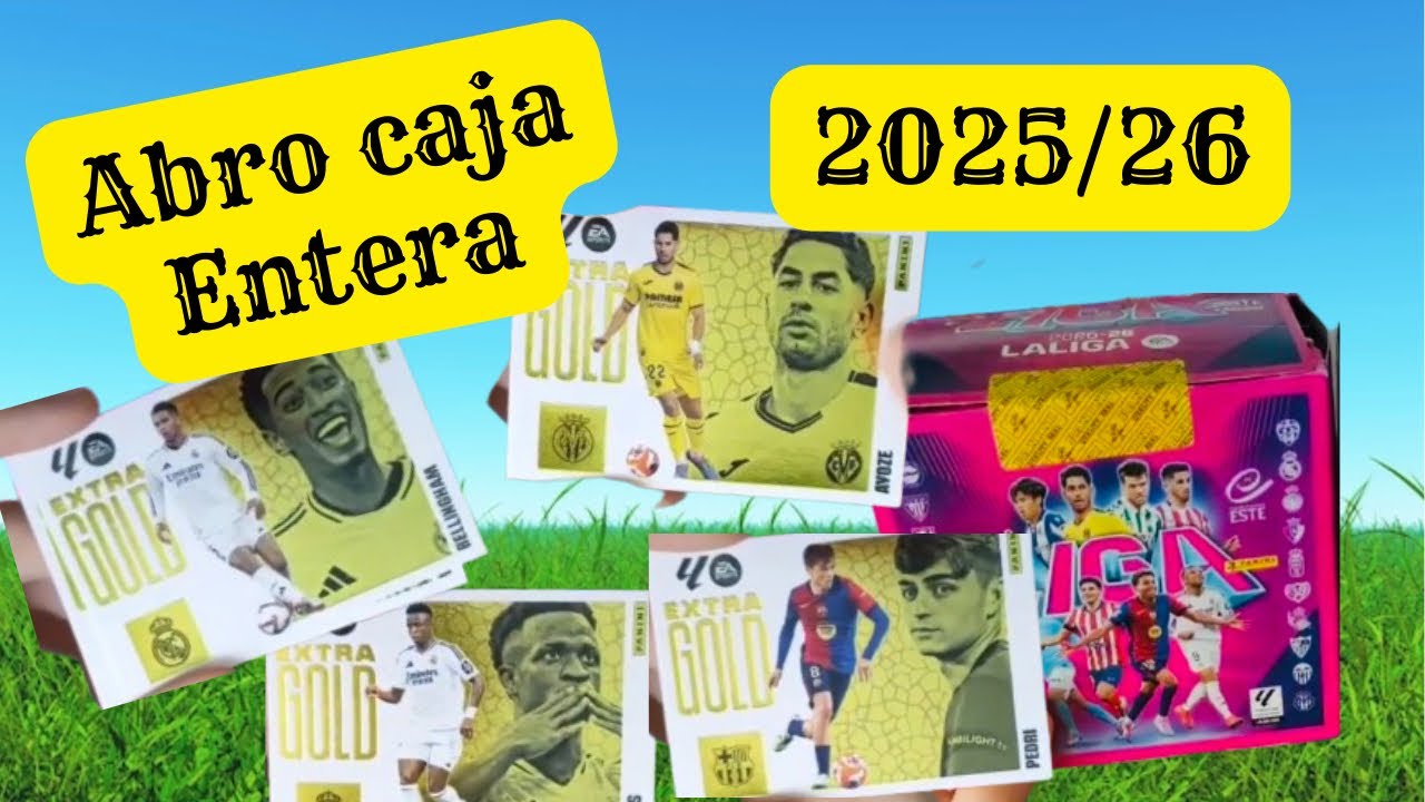CAJA COMPLETA LIGA ESTE 2025/26 😱 
