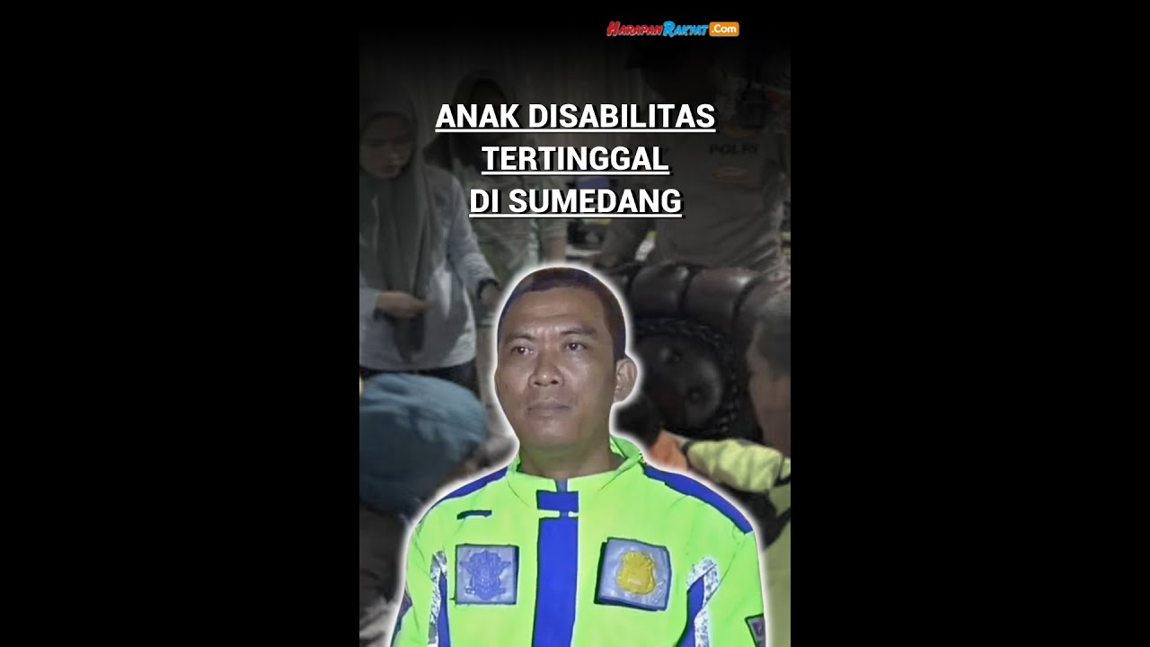 Orang Tuanya Panik Kejar Tas dalam Bus, Anak Disabilitas Tertinggal di Sumedang