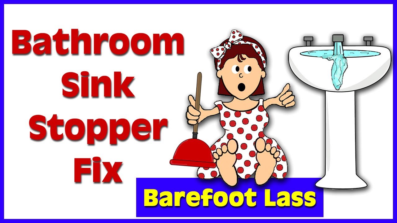 How to remove bathroom drain stopper pop up (unclog bathroom sink hack)!