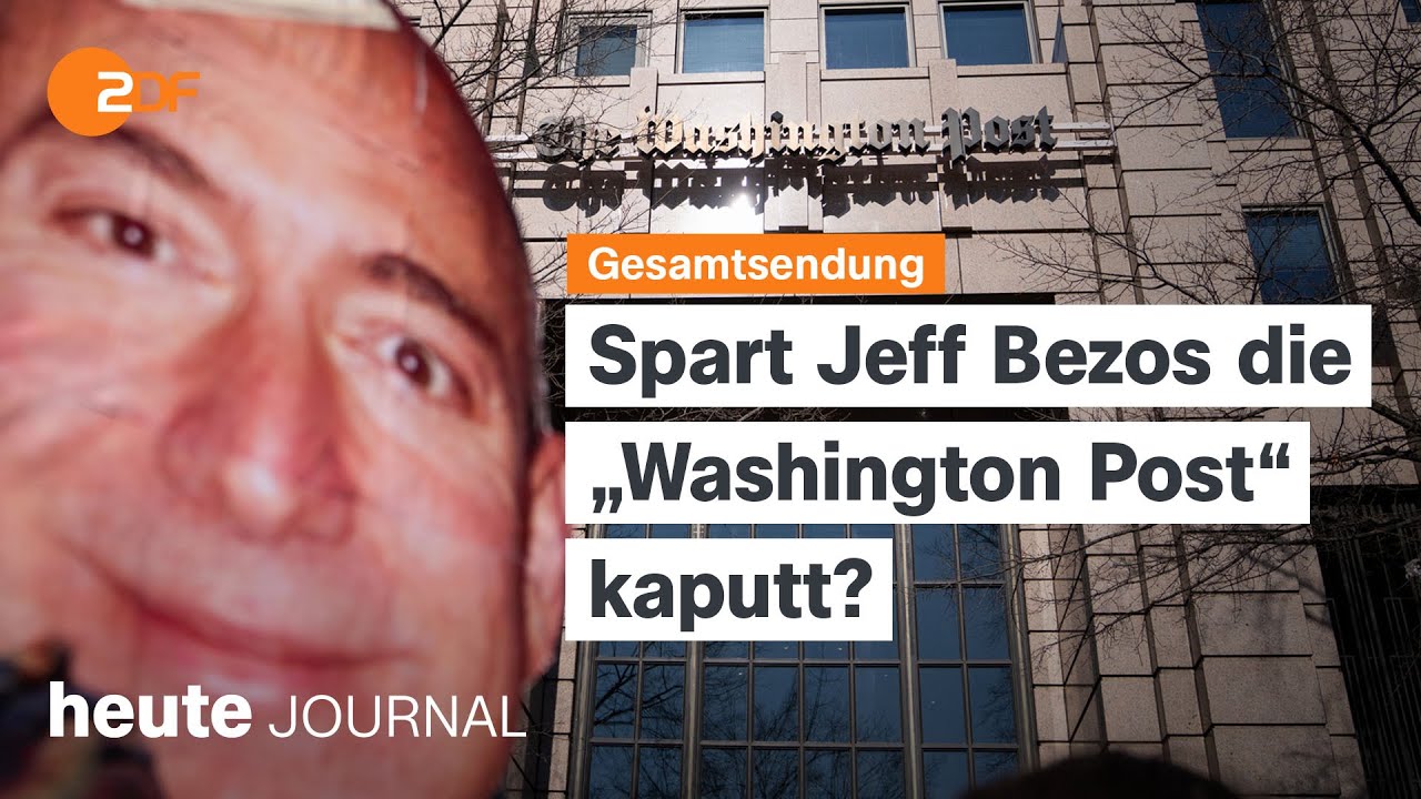 heute journal vom 08.02.26 Stellenabbau bei „Washington Post“, Sturz von Lindsey Vonn, Mieterschutz