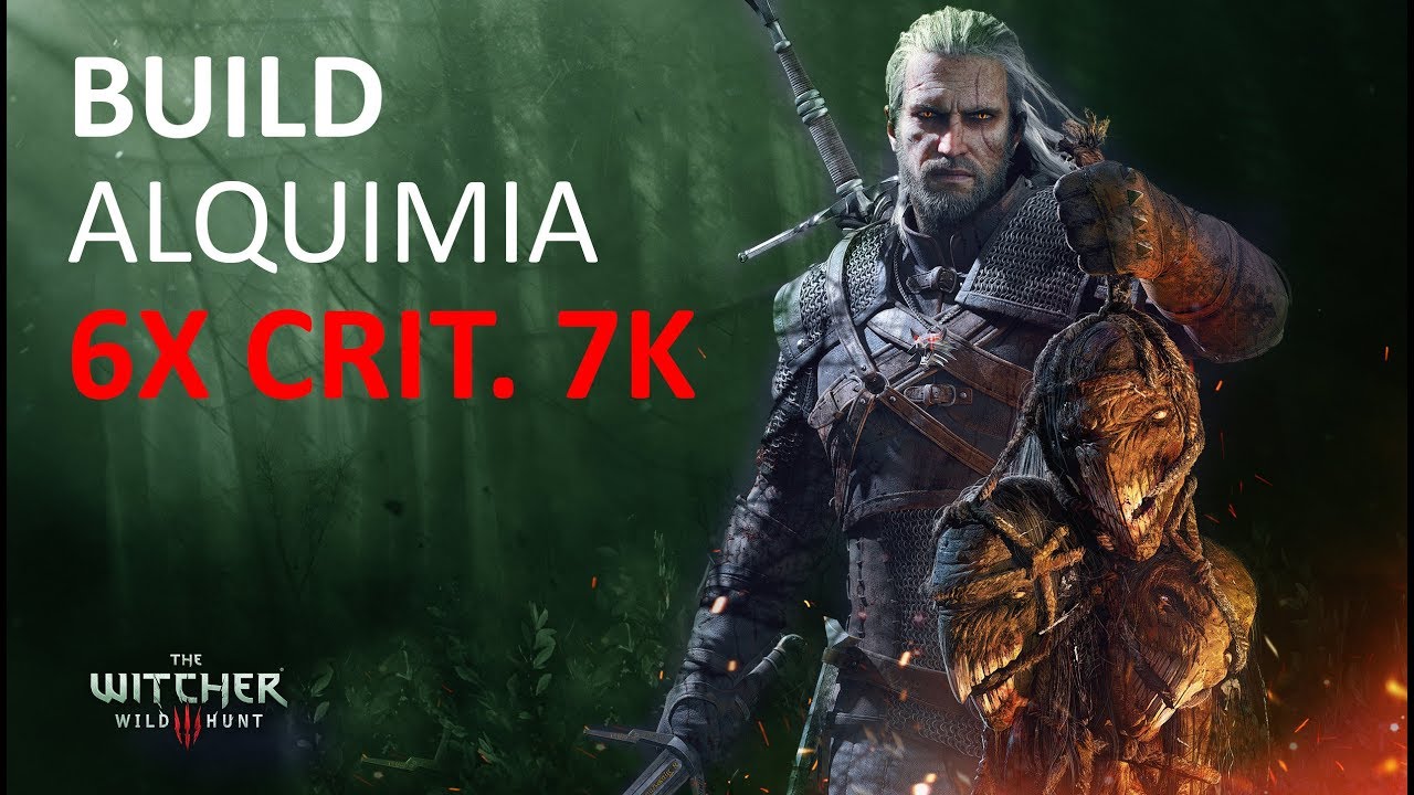 THE WITCHER 3 - BUILD ALQUIMIA 6X 7.000 CRIT (MUITO DANO EM ÁREA!)