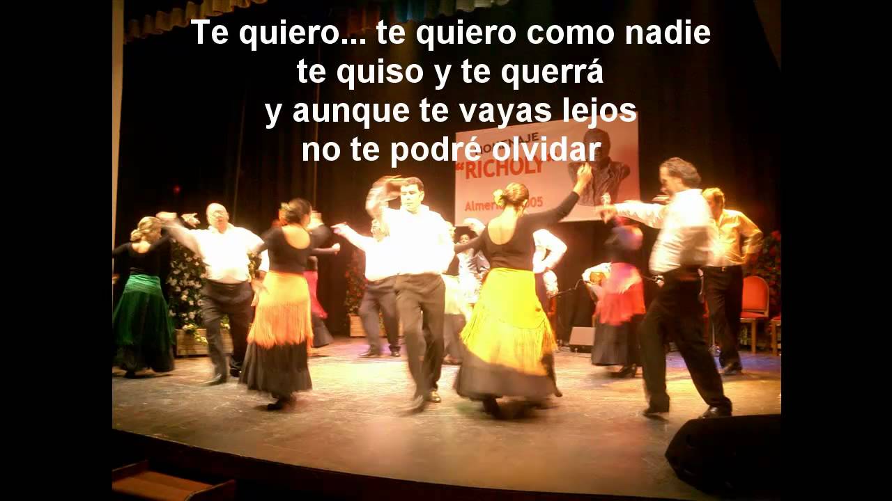 Folklore de Almería 6 - Si vas pa la mar (letra)