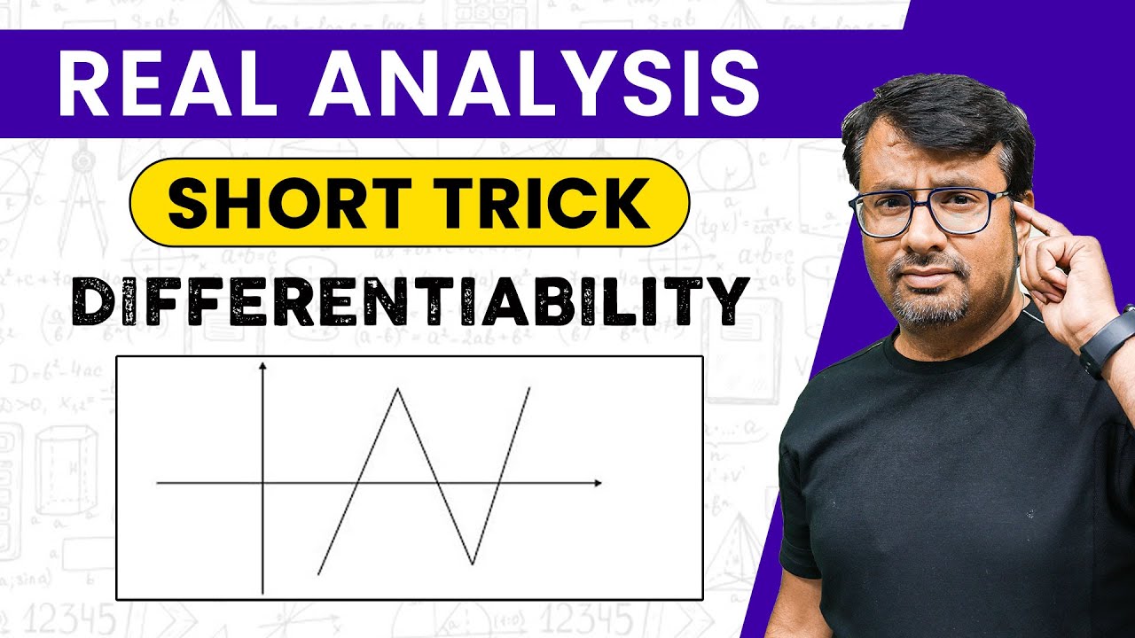 Differentiability | How To Check Differentiability Of Function By Graph | Short Trick