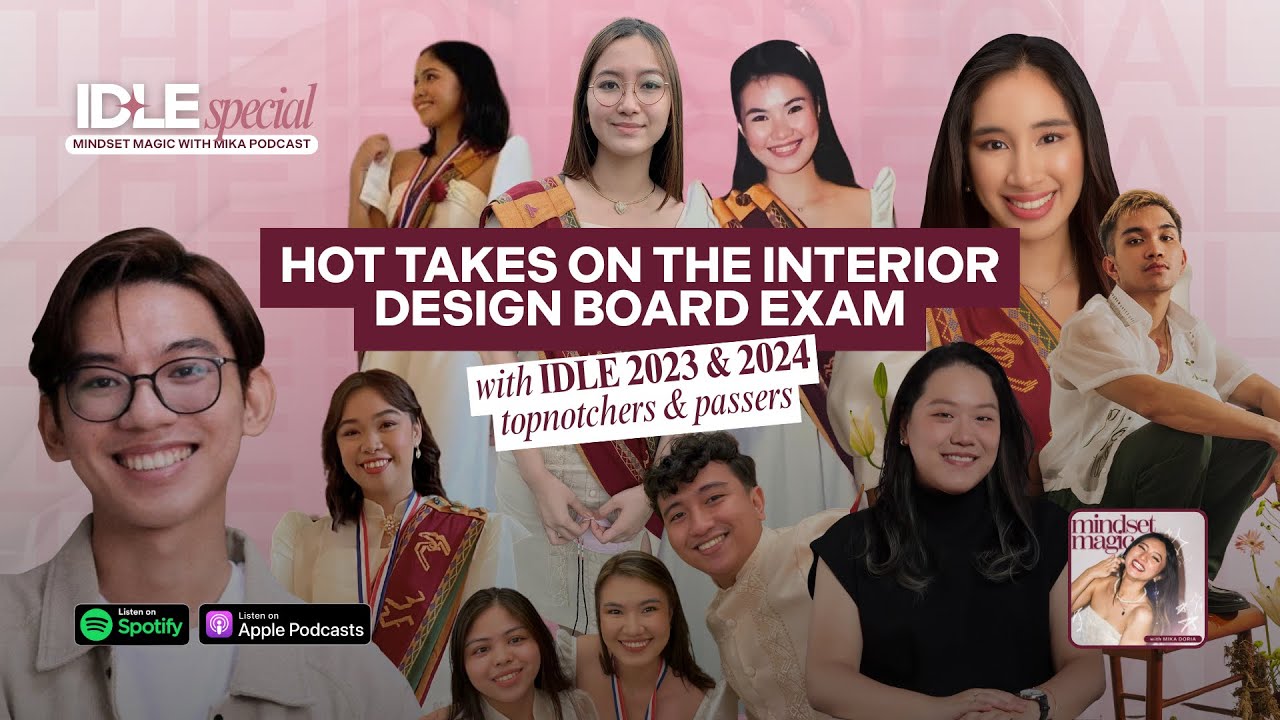 hot takes on the interior design board exam (ph) ft topnotchers + passers ✨ Mindset Magic with Mika