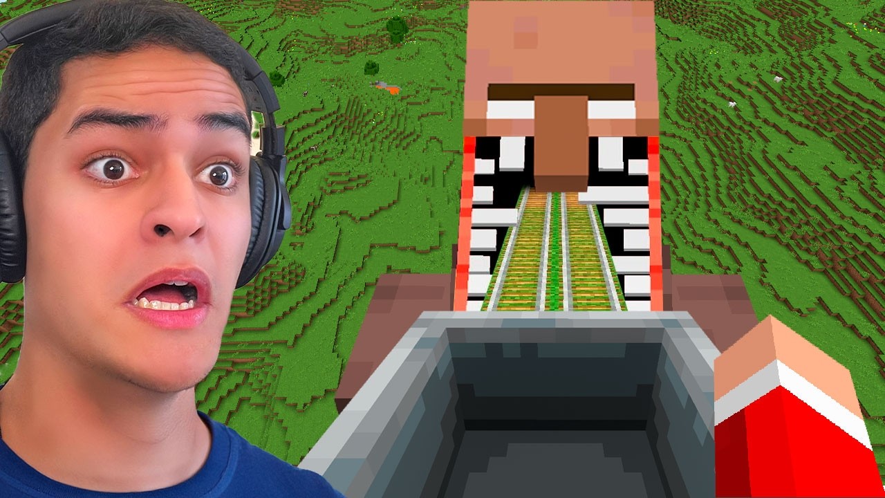 Entrei na CABEÇA dos MITOS MAIS ASSUSTADORES do Minecraft!
