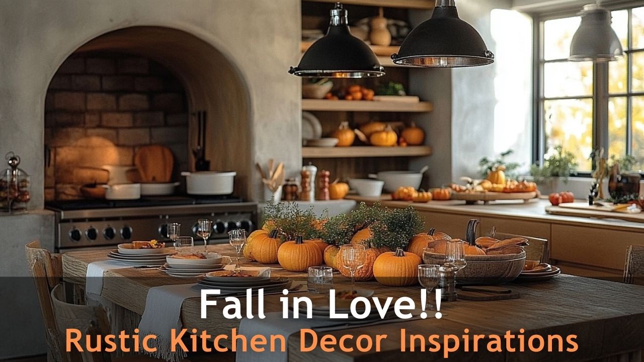 Fall Decorating Ideas For Rustic Kitchen: Embrace Autumn Vibes!!
