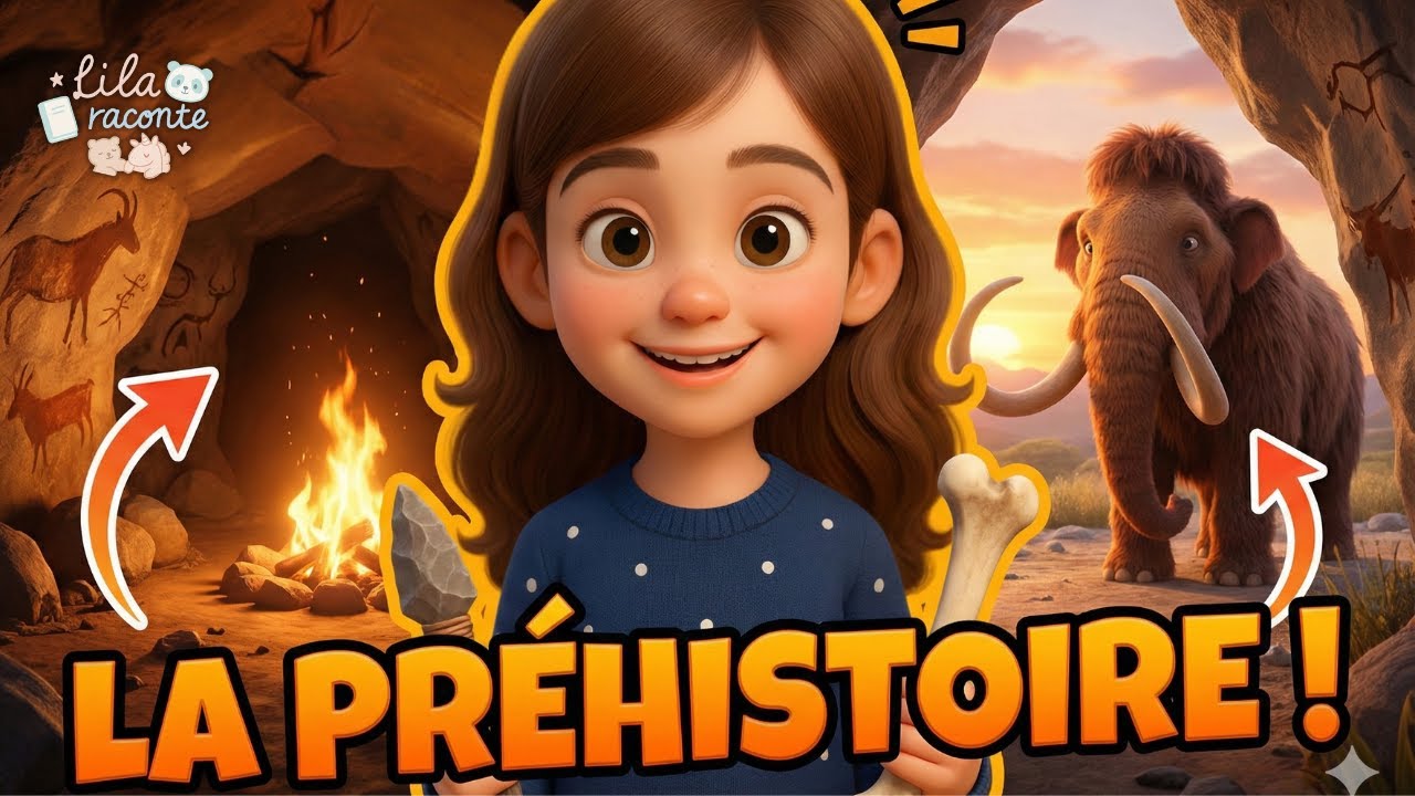 LA PREHISTOIRE EXPLIQUEE AUX ENFANTS :Paléolithique vs Néolithique. Apprendre en s'amusant avec Lila