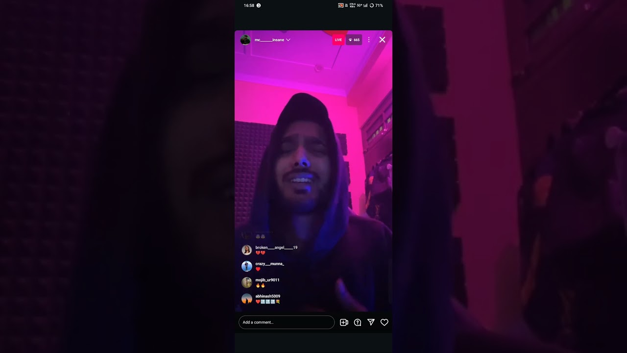 MC INSANE LIVE NEW FREESTYLE PERFORMANCE l FUNNY MOMENTS 😅 SUDHU DHH