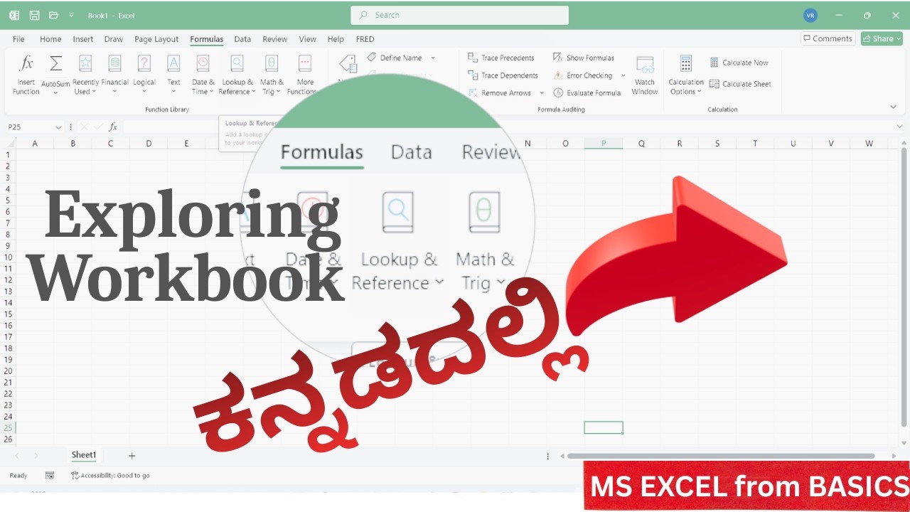 3 - Exploring MS Excel 2021 Workbook - ಸರಳ ಕನ್ನಡದಲ್ಲಿ | MS Excel from Zero