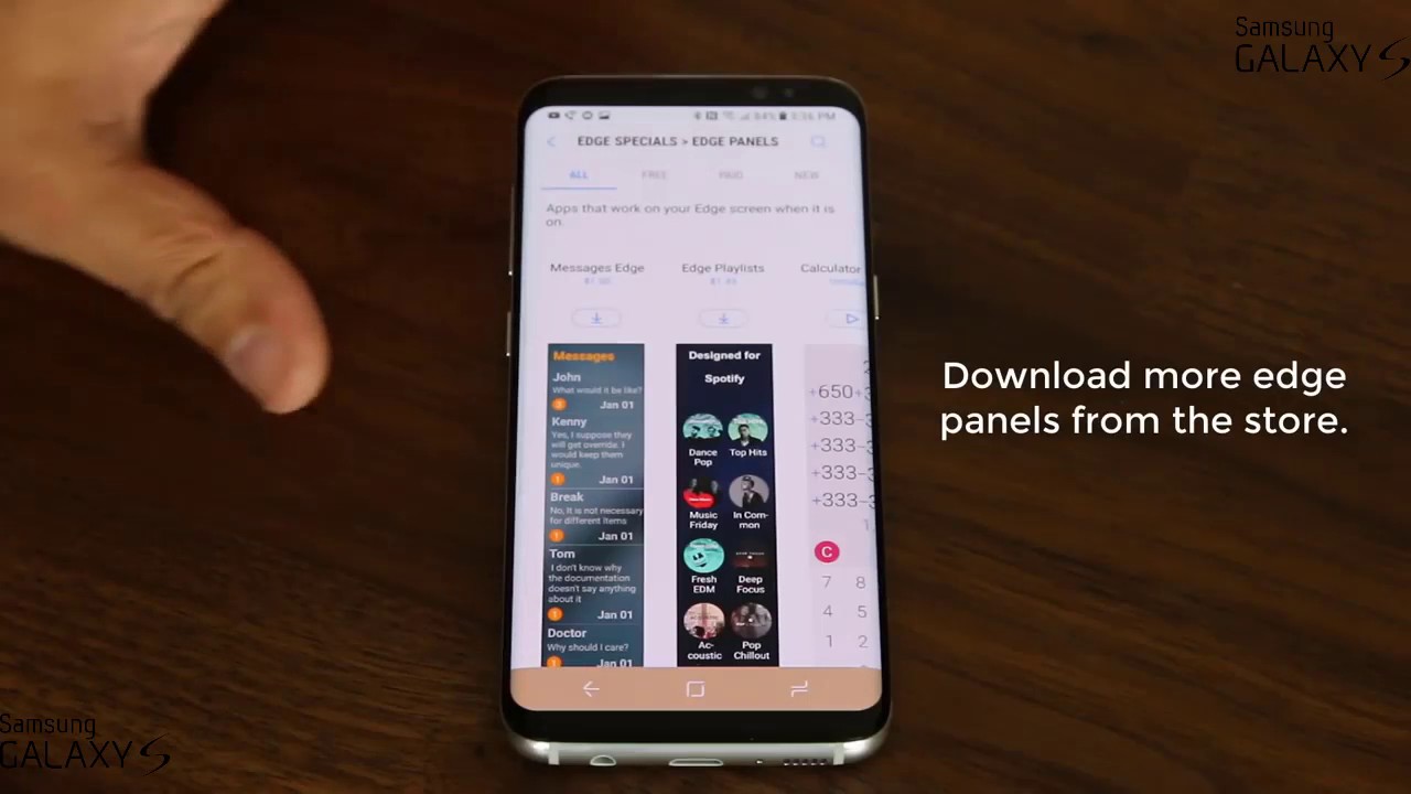 Amazing Tips to Customize your Samsung Galaxy S8's EDGE Screen
